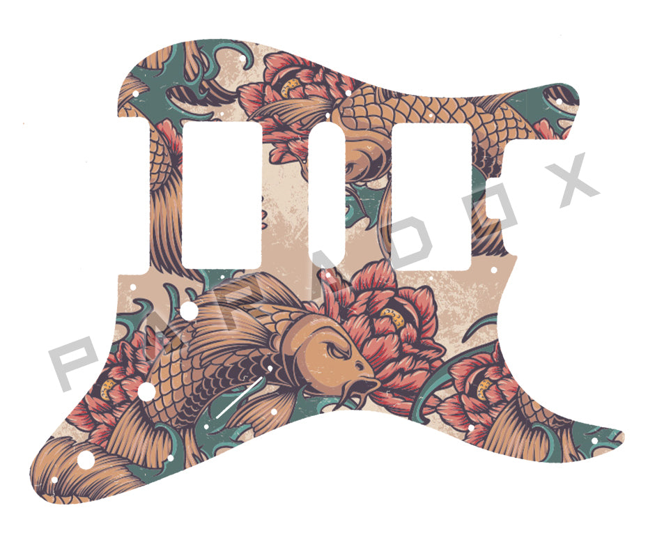 Custom Pickguard For 2016 - 2019 Made in America Fender American Elite Stratocaster Covered Humbucker HSH