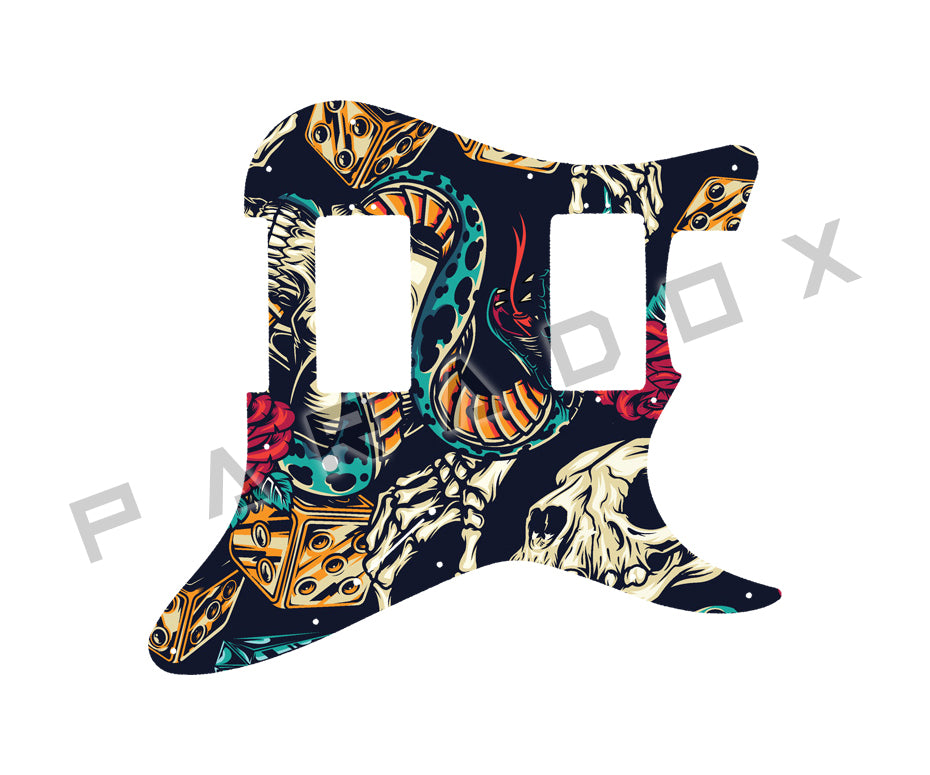 Custom Pickguard For 2020 - 2025 Made in America Kiesel Headless Delos H-H No Tone