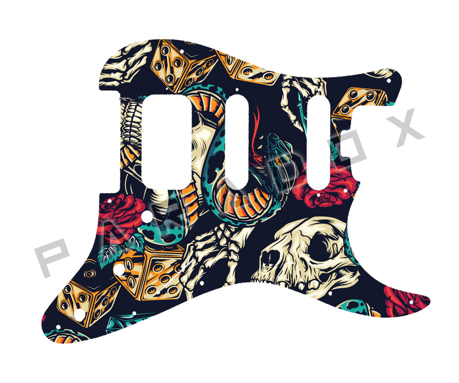 Custom Pickguard For 2016 - 2019 Made in America Fender American Elite Stratocaster Bridge Exposed Coil HSS