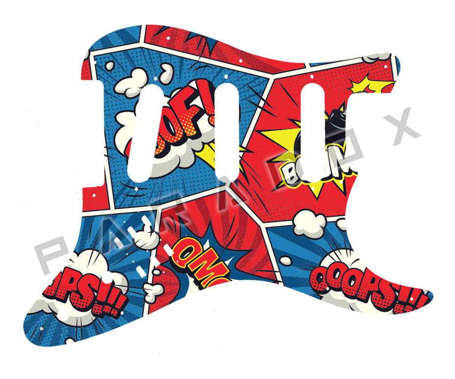 Custom Pickguard For 2000 - Present Made in America Fender Brian May Stratocaster 2-way switches