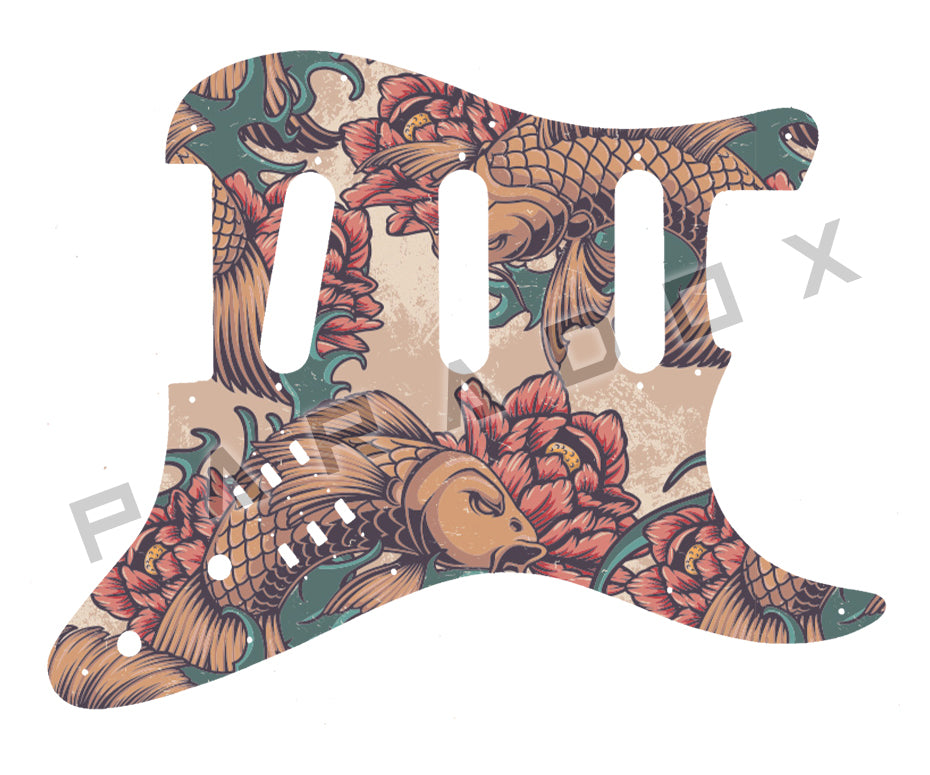Custom Pickguard For 2000 - Present Made in America Fender Brian May Stratocaster 2-way switches