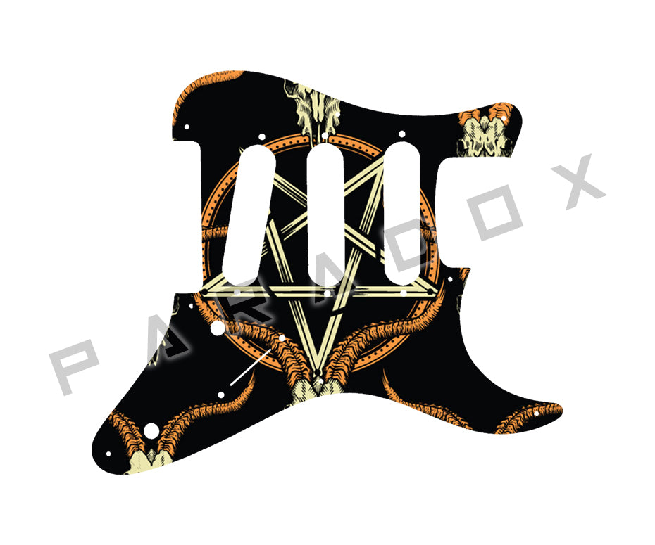 Custom Pickguard For 1990's Made in Japan Fender Mini Stratocaster MST-452