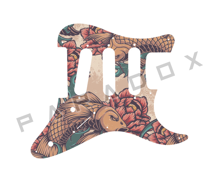 Custom Pickguard For 1990's Made in Japan Fender Mini Stratocaster MST-452