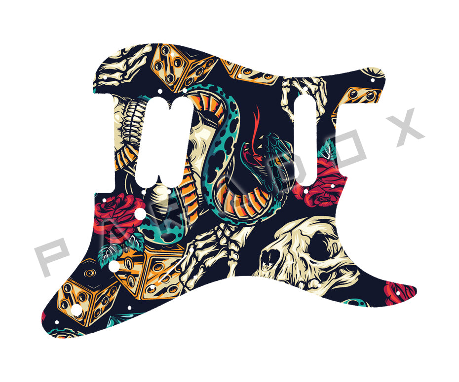 Custom Pickguard For 2016 - 2018 Made in America Fender Custom Shop Limited Edition Robbie Robertson Last Waltz Stratocaster