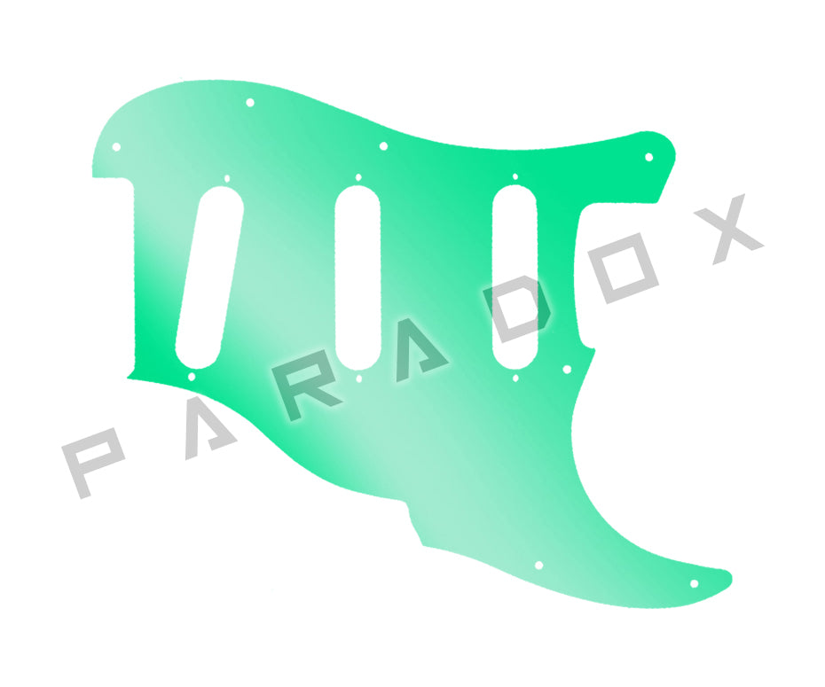 Custom Pickguard For 2000 - Present Made in America Fender Custom Shop Roasted Poblano II Stratocaster Relic two piece 11 hole