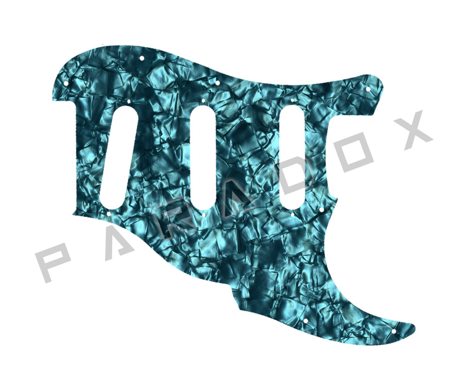 Custom Pickguard For 2000 - Present Made in America Fender Custom Shop Roasted Poblano II Stratocaster Relic two piece 11 hole