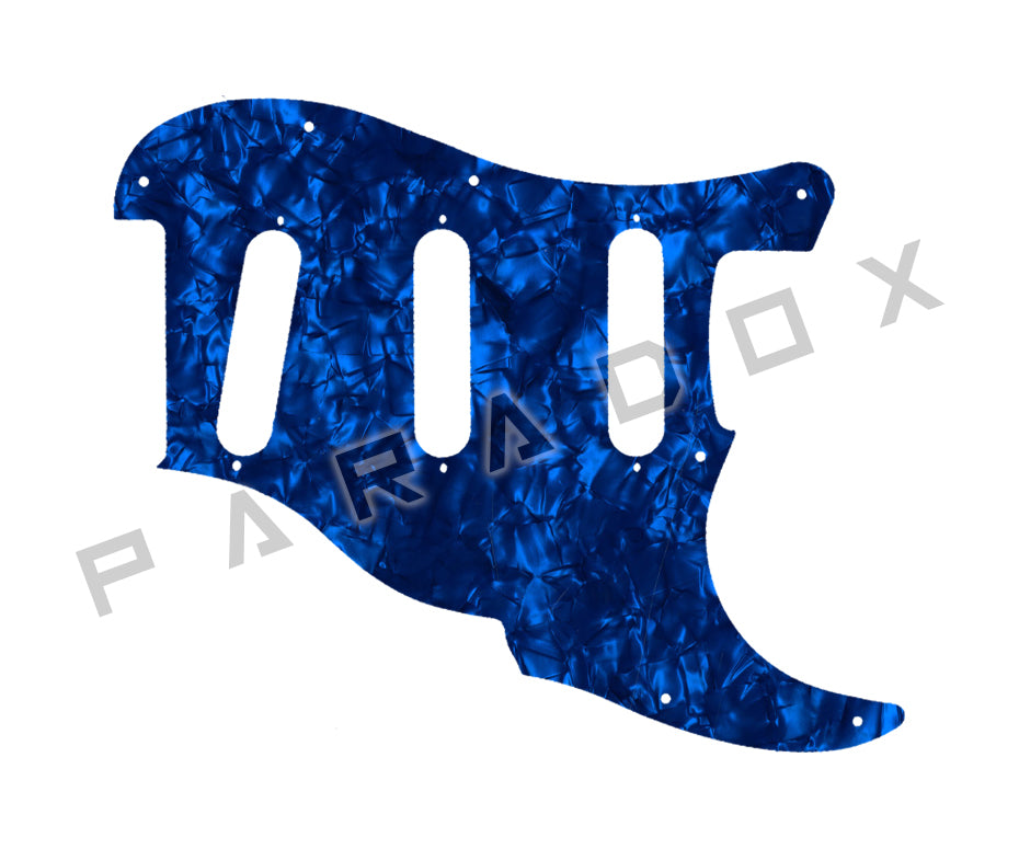 Custom Pickguard For 2000 - Present Made in America Fender Custom Shop Roasted Poblano II Stratocaster Relic two piece 11 hole