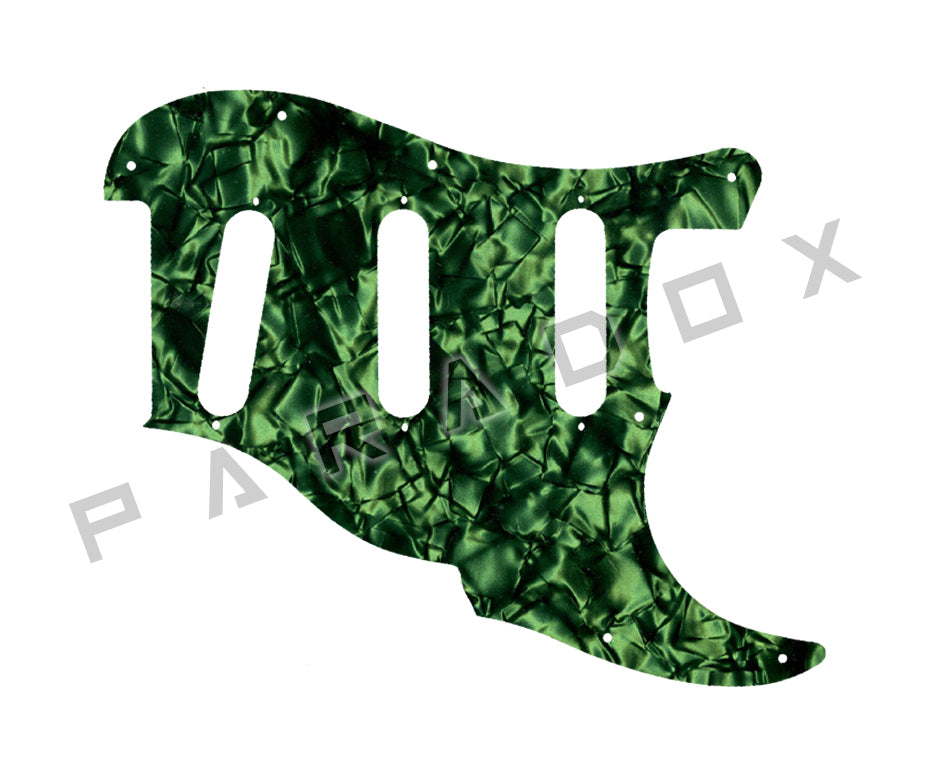 Custom Pickguard For 2000 - Present Made in America Fender Custom Shop Roasted Poblano II Stratocaster Relic two piece 11 hole