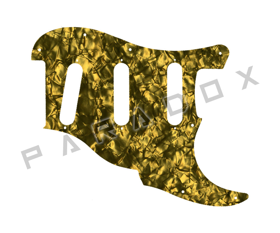 Custom Pickguard For 2000 - Present Made in America Fender Custom Shop Roasted Poblano II Stratocaster Relic two piece 11 hole