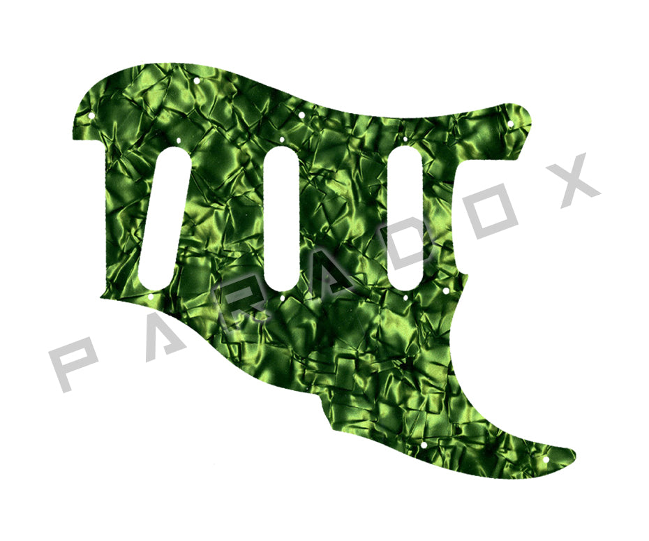 Custom Pickguard For 2000 - Present Made in America Fender Custom Shop Roasted Poblano II Stratocaster Relic two piece 11 hole