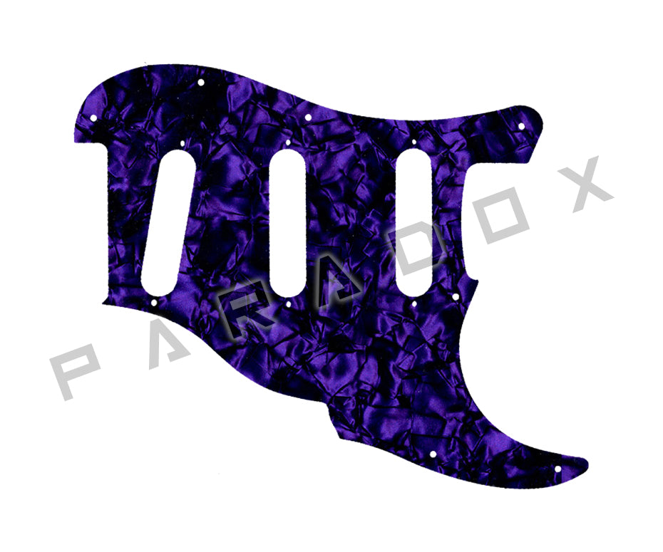 Custom Pickguard For 2000 - Present Made in America Fender Custom Shop Roasted Poblano II Stratocaster Relic two piece 11 hole