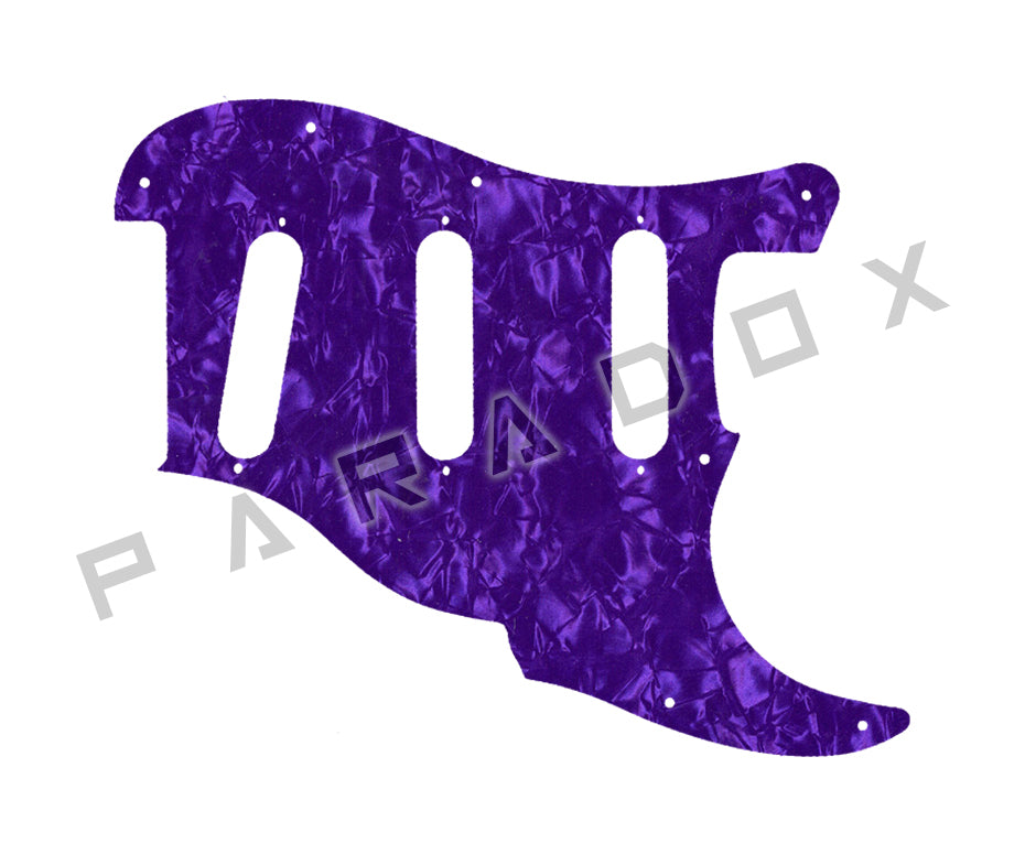 Custom Pickguard For 2000 - Present Made in America Fender Custom Shop Roasted Poblano II Stratocaster Relic two piece 11 hole