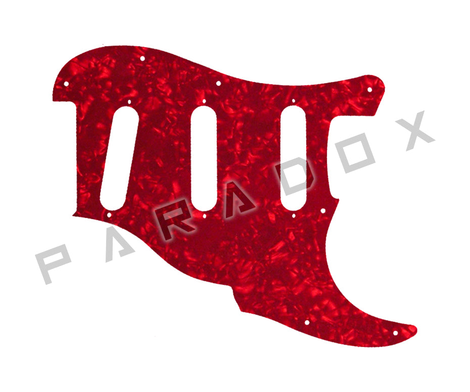 Custom Pickguard For 2000 - Present Made in America Fender Custom Shop Roasted Poblano II Stratocaster Relic two piece 11 hole