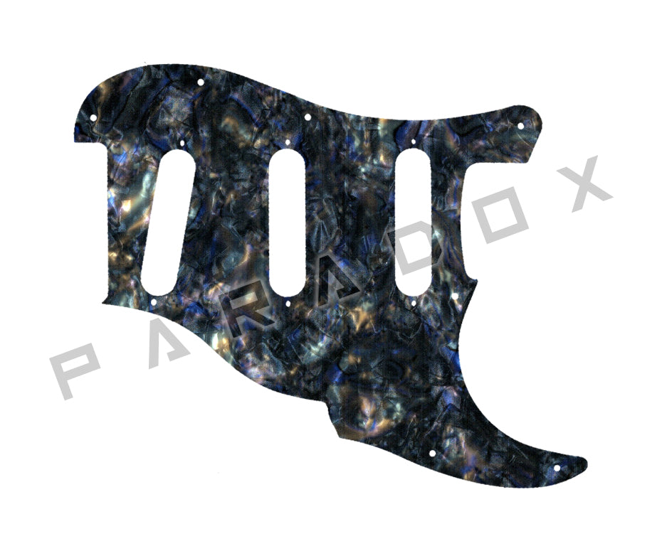 Custom Pickguard For 2000 - Present Made in America Fender Custom Shop Roasted Poblano II Stratocaster Relic two piece 11 hole