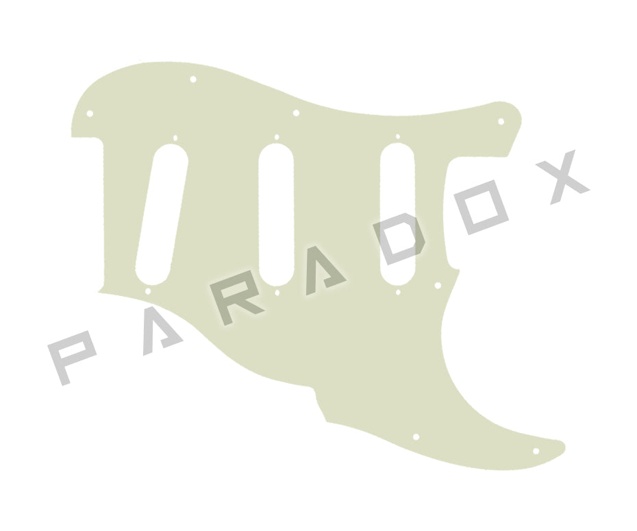 Custom Pickguard For 2000 - Present Made in America Fender Custom Shop Roasted Poblano II Stratocaster Relic two piece 11 hole
