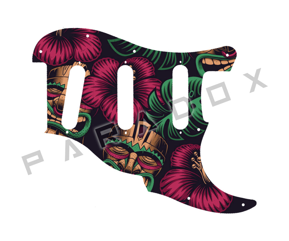 Custom Pickguard For 2000 - Present Made in America Fender Custom Shop Roasted Poblano II Stratocaster Relic two piece 11 hole