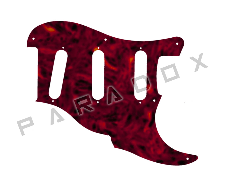 Custom Pickguard For 2000 - Present Made in America Fender Custom Shop Roasted Poblano II Stratocaster Relic two piece 8 hole