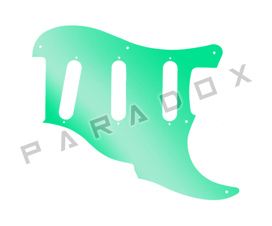 Custom Pickguard For 2000 - Present Made in America Fender Custom Shop Roasted Poblano II Stratocaster Relic two piece 8 hole