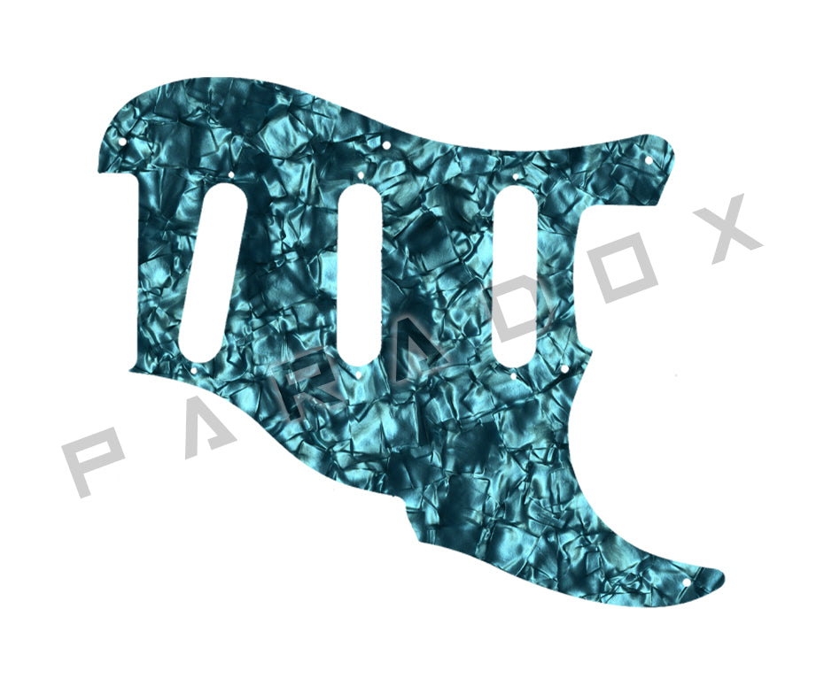 Custom Pickguard For 2000 - Present Made in America Fender Custom Shop Roasted Poblano II Stratocaster Relic two piece 8 hole