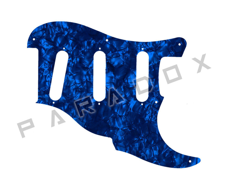 Custom Pickguard For 2000 - Present Made in America Fender Custom Shop Roasted Poblano II Stratocaster Relic two piece 8 hole