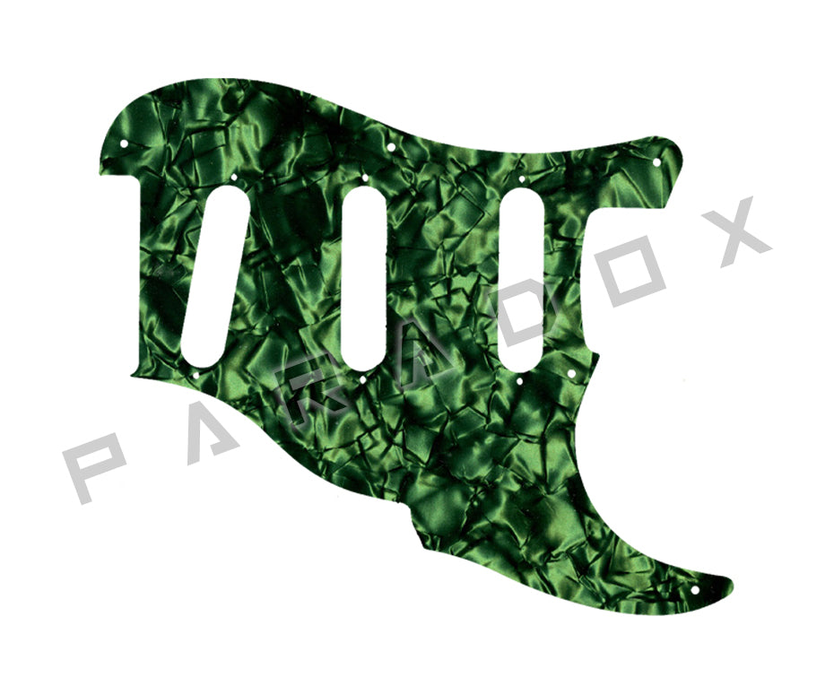 Custom Pickguard For 2000 - Present Made in America Fender Custom Shop Roasted Poblano II Stratocaster Relic two piece 8 hole