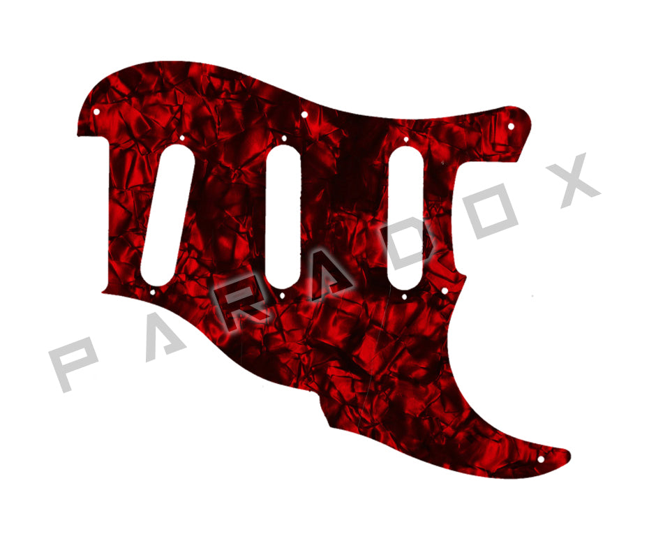 Custom Pickguard For 2000 - Present Made in America Fender Custom Shop Roasted Poblano II Stratocaster Relic two piece 8 hole