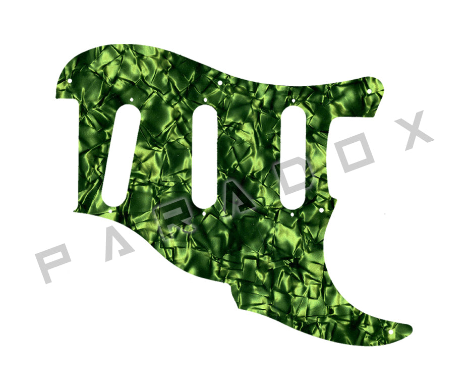 Custom Pickguard For 2000 - Present Made in America Fender Custom Shop Roasted Poblano II Stratocaster Relic two piece 8 hole