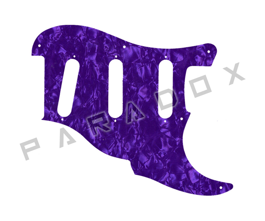 Custom Pickguard For 2000 - Present Made in America Fender Custom Shop Roasted Poblano II Stratocaster Relic two piece 8 hole