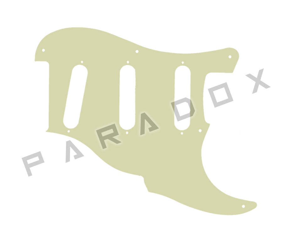 Custom Pickguard For 2000 - Present Made in America Fender Custom Shop Roasted Poblano II Stratocaster Relic two piece 8 hole