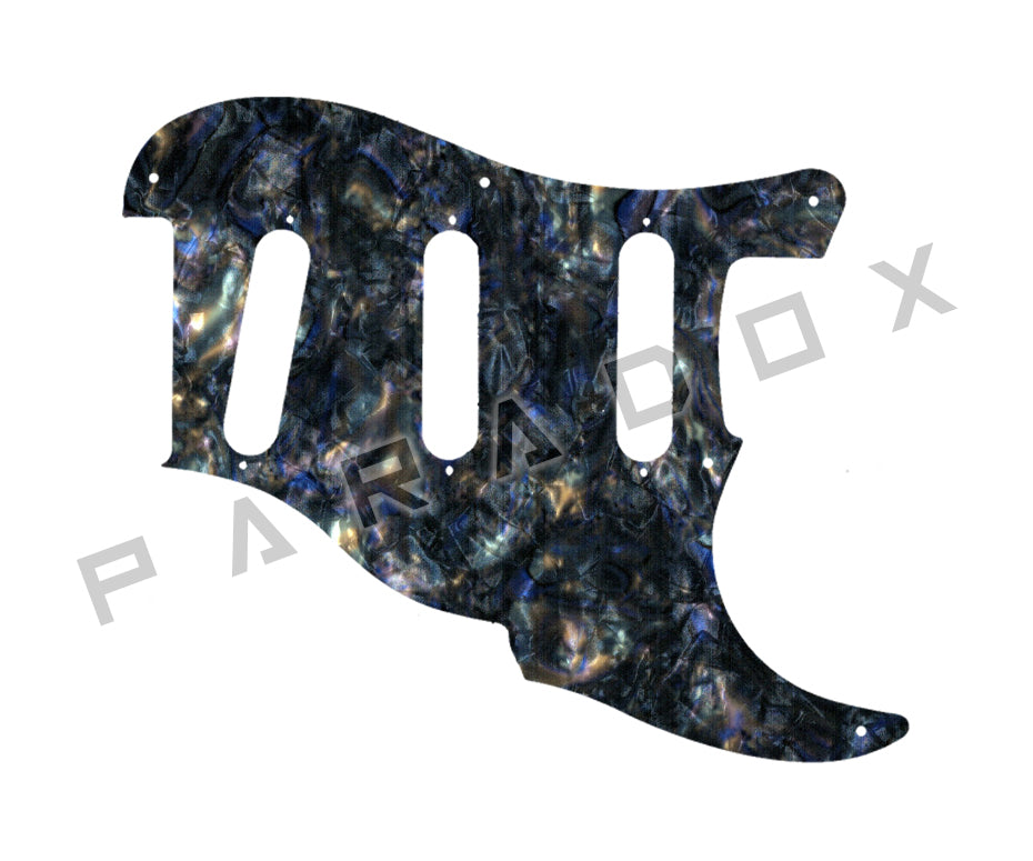 Custom Pickguard For 2000 - Present Made in America Fender Custom Shop Roasted Poblano II Stratocaster Relic two piece 8 hole