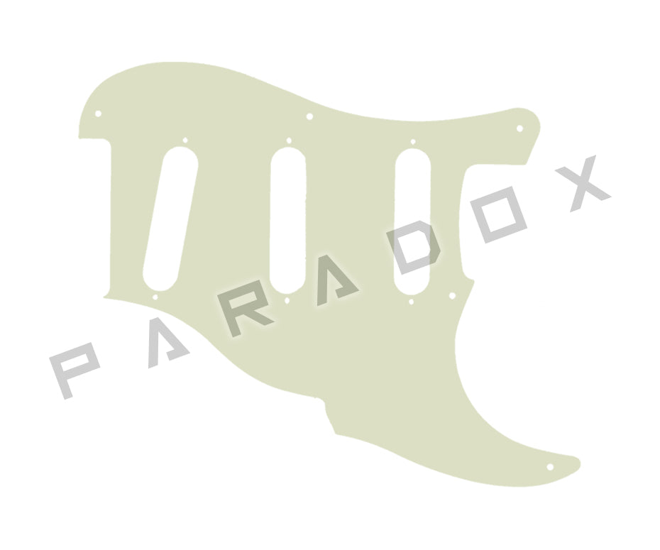 Custom Pickguard For 2000 - Present Made in America Fender Custom Shop Roasted Poblano II Stratocaster Relic two piece 8 hole