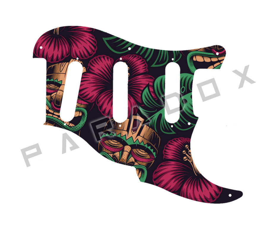 Custom Pickguard For 2000 - Present Made in America Fender Custom Shop Roasted Poblano II Stratocaster Relic two piece 8 hole