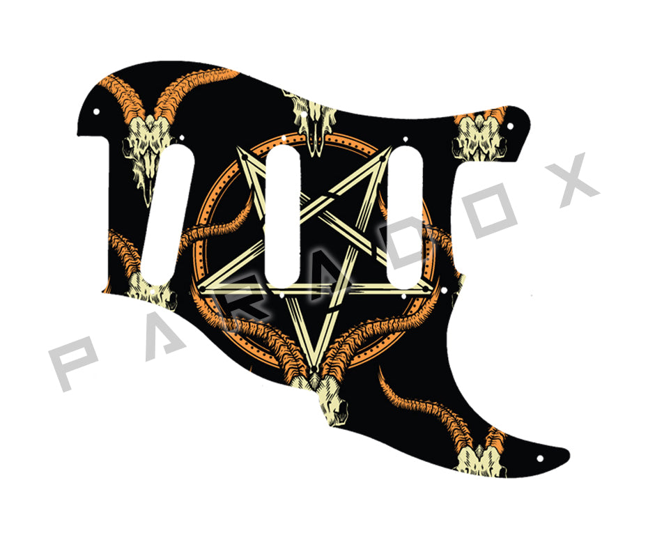 Custom Pickguard For 2000 - Present Made in America Fender Custom Shop Roasted Poblano II Stratocaster Relic two piece 8 hole