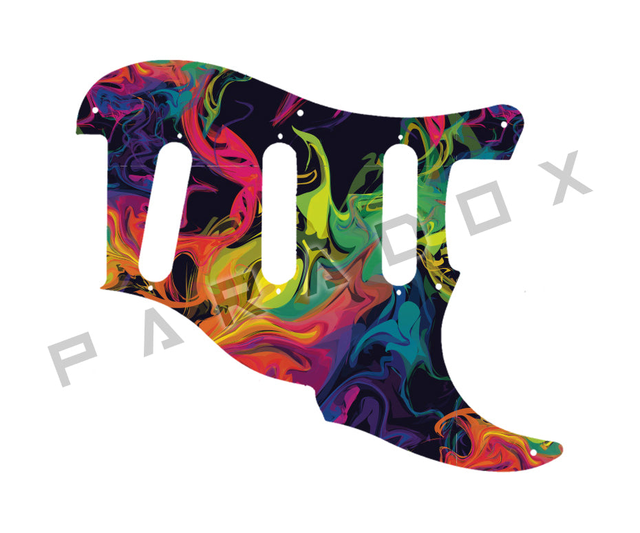 Custom Pickguard For 2000 - Present Made in America Fender Custom Shop Roasted Poblano II Stratocaster Relic two piece 8 hole