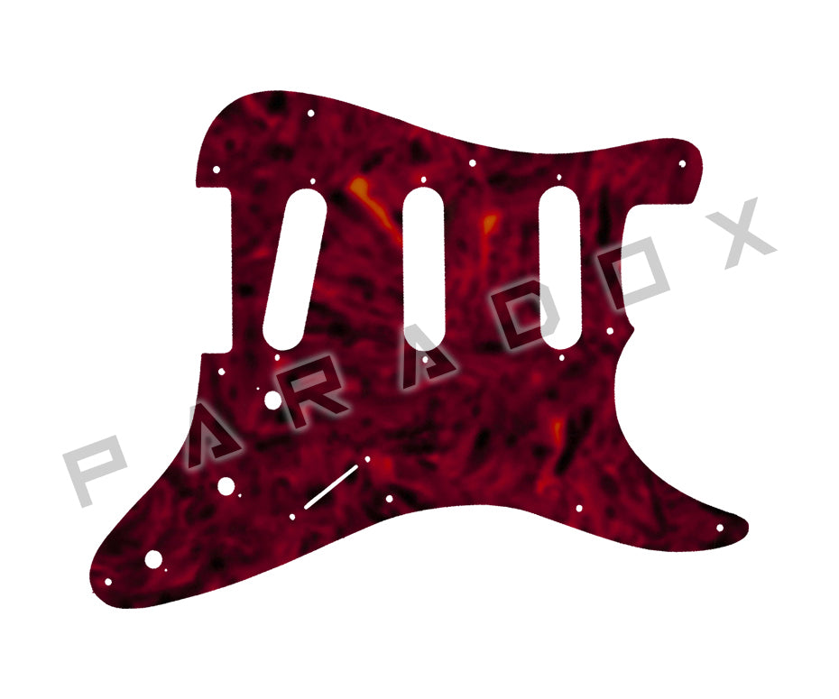 Custom Pickguard For 1989 - 1990 Made in Korea Squier II Stratocaster 10-hole