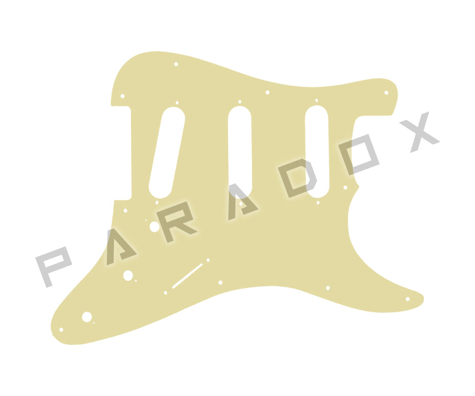 Custom Pickguard For 1989 - 1990 Made in Korea Squier II Stratocaster 10-hole