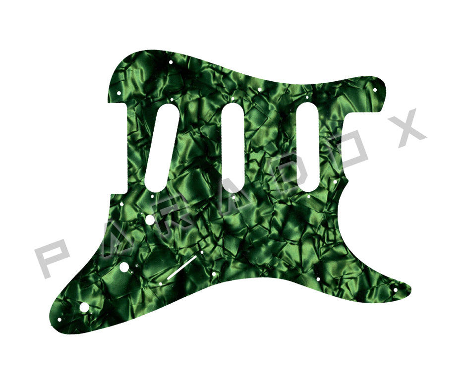 Custom Pickguard For 1989 - 1990 Made in Korea Squier II Stratocaster 10-hole