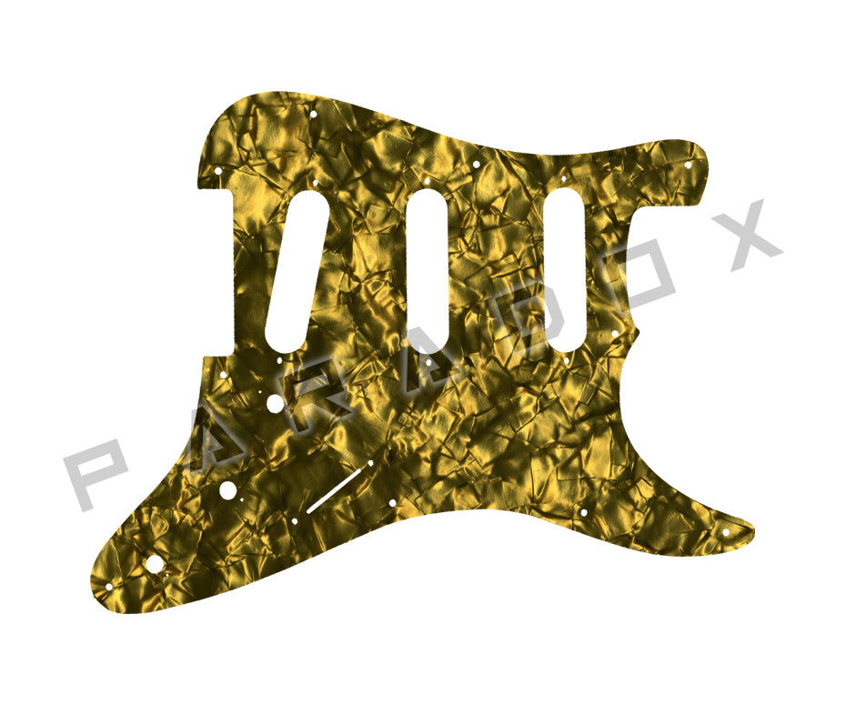 Custom Pickguard For 1989 - 1990 Made in Korea Squier II Stratocaster 10-hole