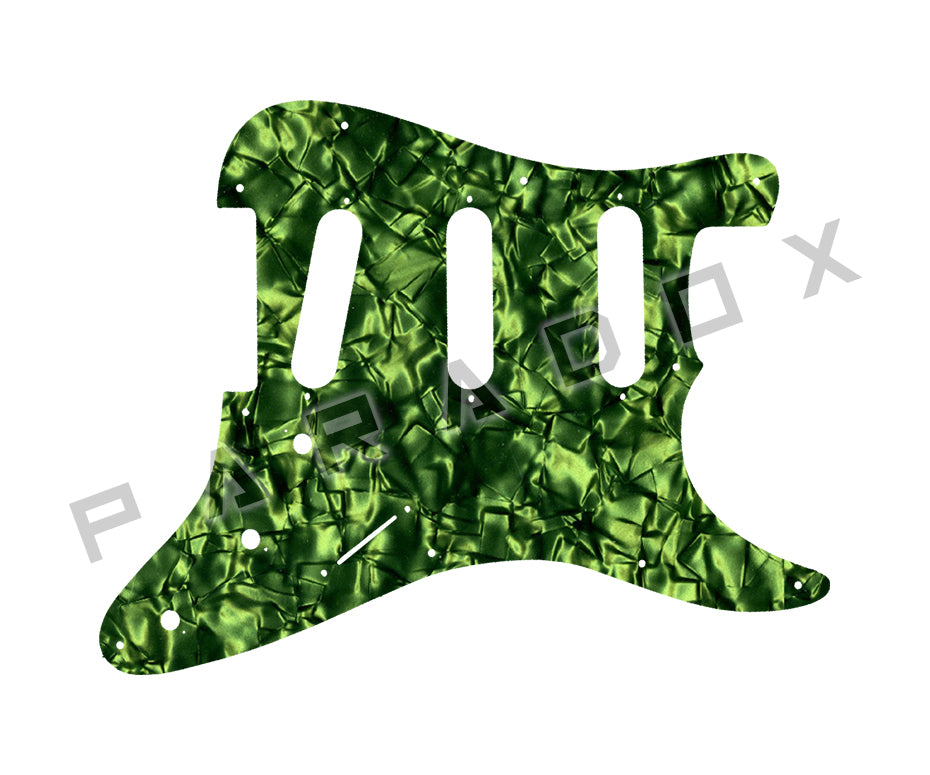 Custom Pickguard For 1989 - 1990 Made in Korea Squier II Stratocaster 10-hole
