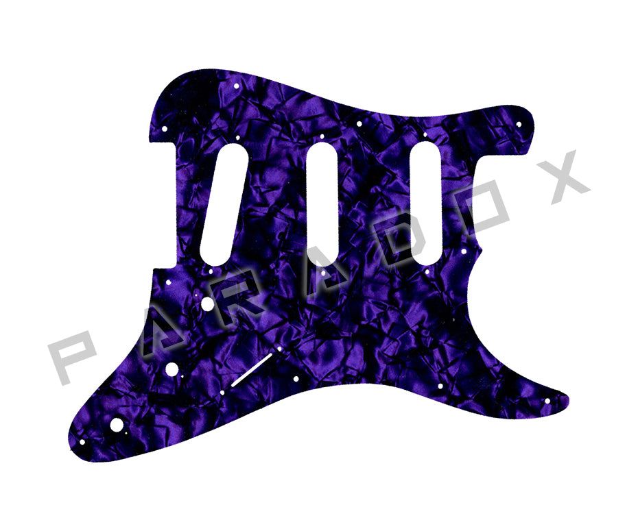 Custom Pickguard For 1989 - 1990 Made in Korea Squier II Stratocaster 10-hole
