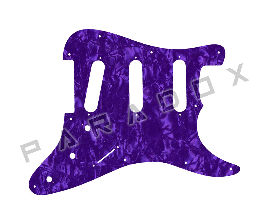 Custom Pickguard For 1989 - 1990 Made in Korea Squier II Stratocaster 10-hole