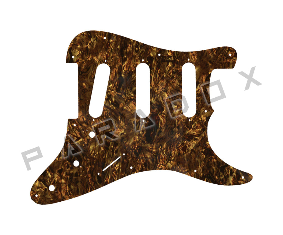 Custom Pickguard For 1989 - 1990 Made in Korea Squier II Stratocaster 10-hole
