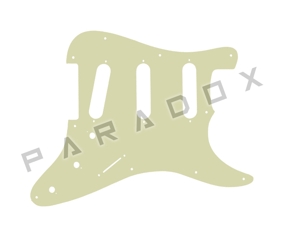 Custom Pickguard For 1989 - 1990 Made in Korea Squier II Stratocaster 10-hole