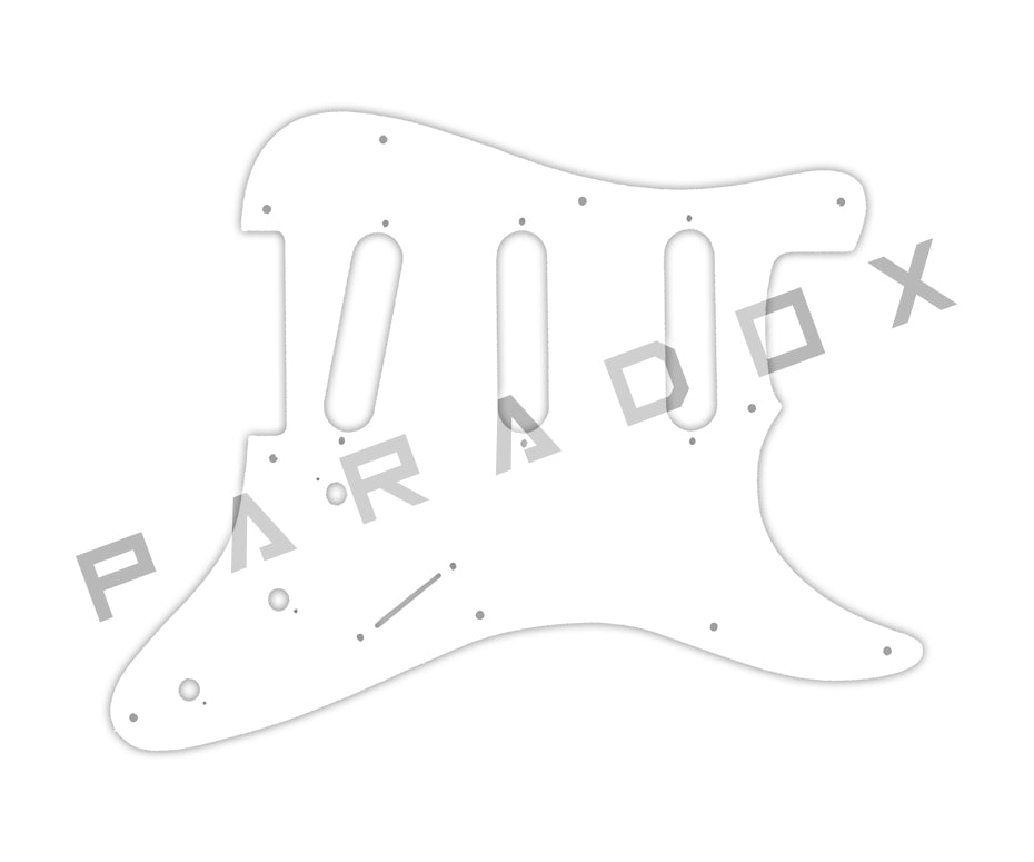 Custom Pickguard For 1989 - 1990 Made in Korea Squier II Stratocaster 10-hole