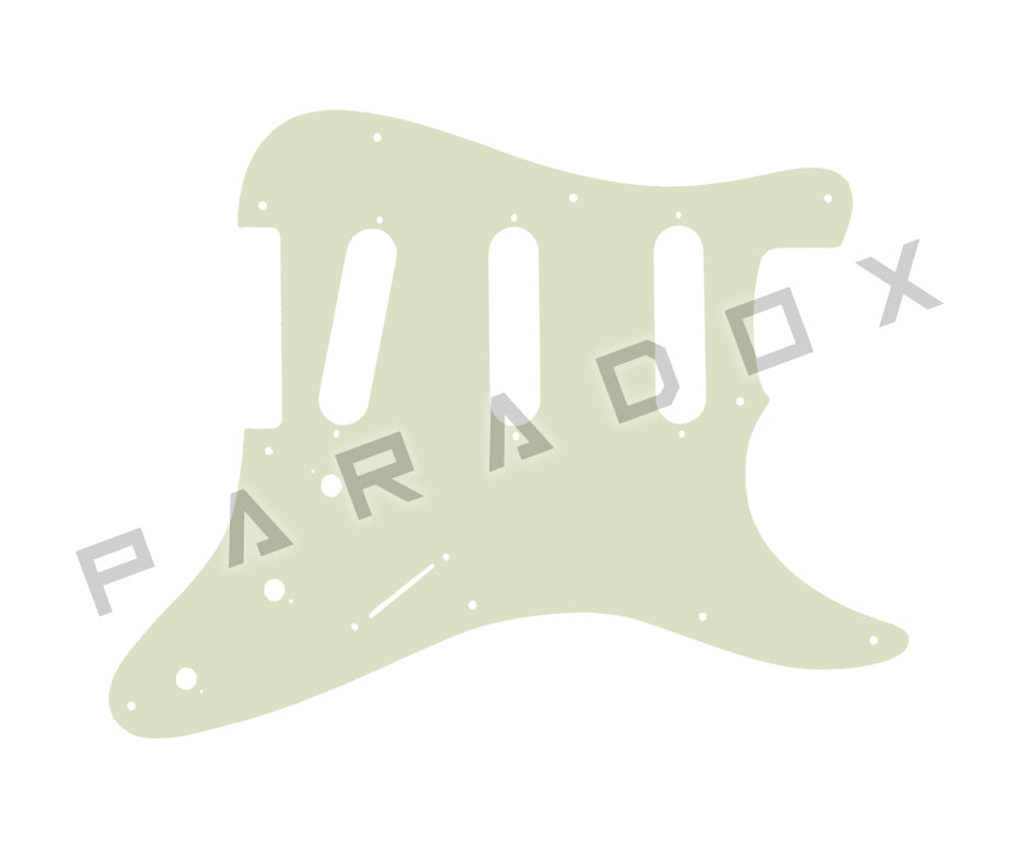 Custom Pickguard For 1989 - 1990 Made in Korea Squier II Stratocaster 10-hole