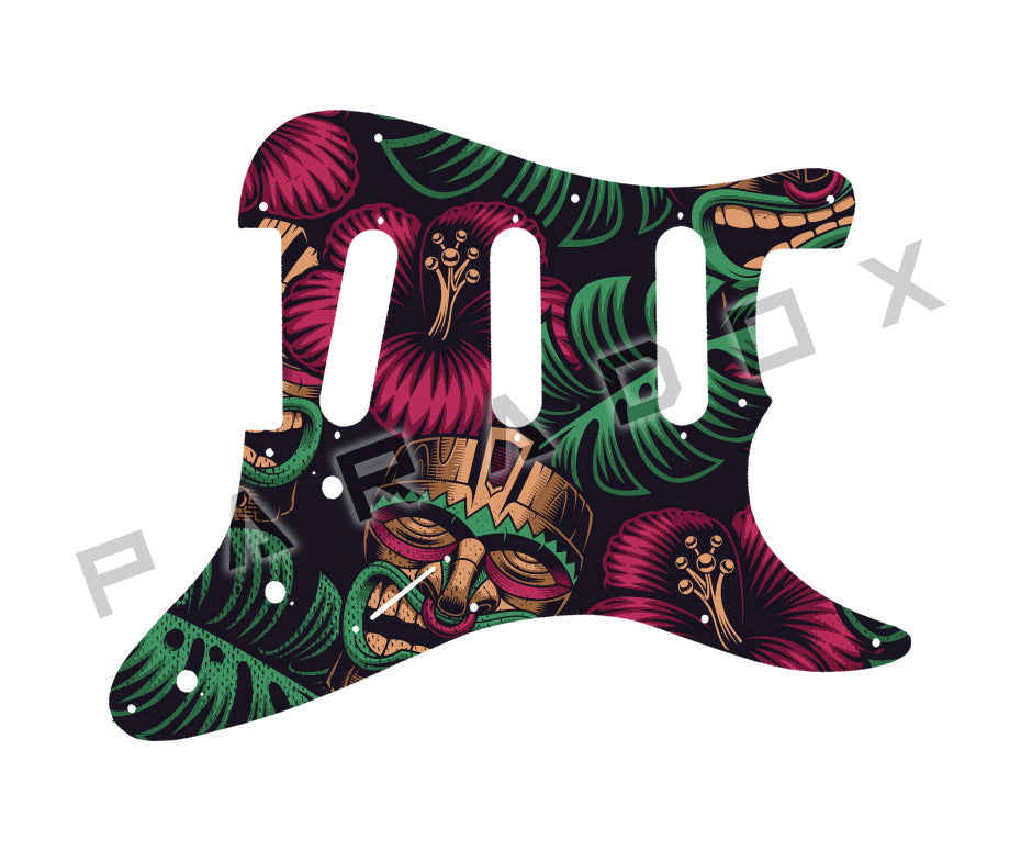 Custom Pickguard For 1989 - 1990 Made in Korea Squier II Stratocaster 10-hole