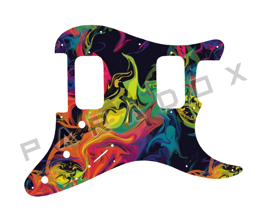 Custom Pickguard For 2001 - 2006 Made in Indonesia Squier Standard Double Fat Stratocaster