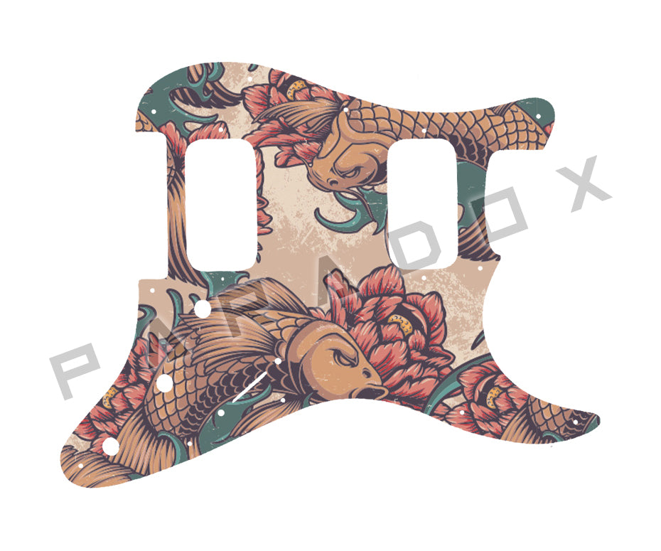 Custom Pickguard For 2001 - 2006 Made in Indonesia Squier Standard Double Fat Stratocaster