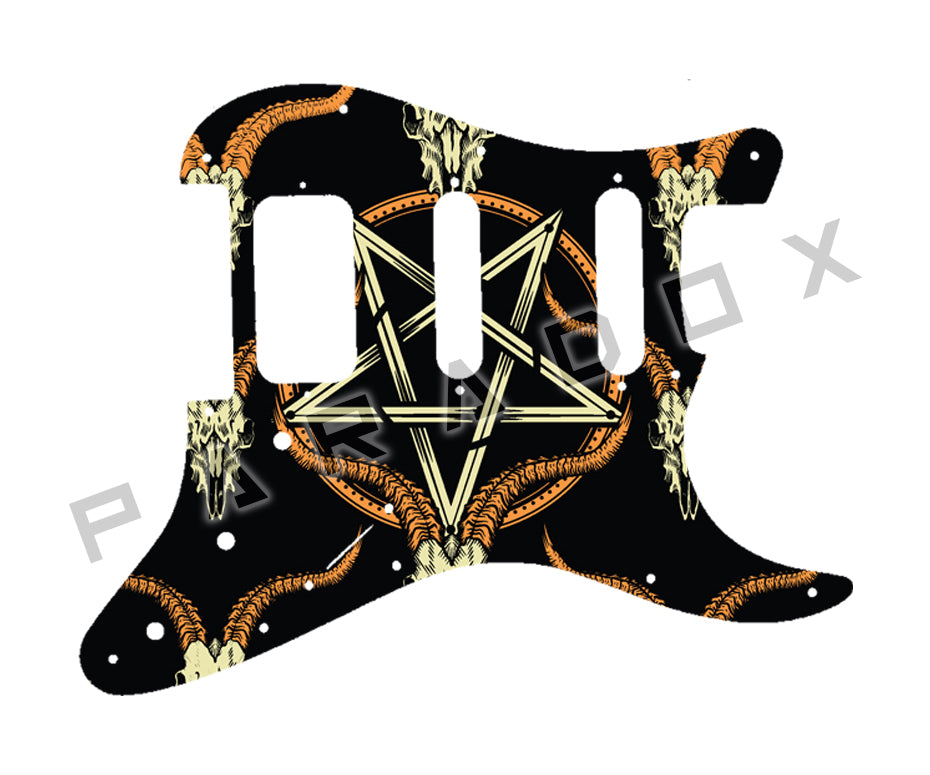 Custom Pickguard For 2023 - 2024 Made in Indonesia Squier by Fender Sonic Stratocaster HSS