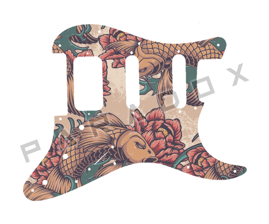 Custom Pickguard For 2023 - 2024 Made in Indonesia Squier by Fender Sonic Stratocaster HSS